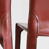 Cab 412 + 414 Dining Chairs by Mario Bellini for Cassina, Italy, Set of 5