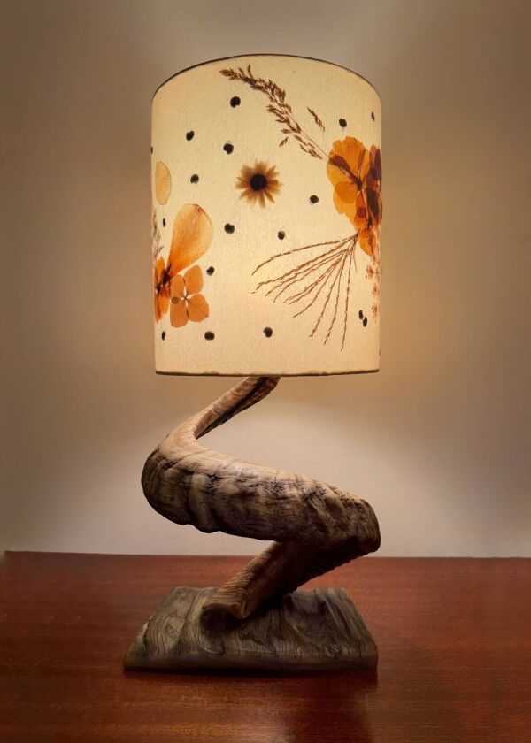 Lampe corne de bélier années 60