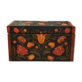 Painted chest in norman style