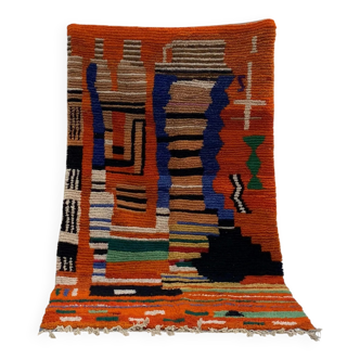Large artisanal Moroccan rug 2.5 x 1.5 m