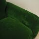 Green velour sofa, Italian design, 1970s, manufacturer: Busnelli, designer