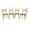 Mid century Dining Chairs by Jitona, 1960s, Set of 4