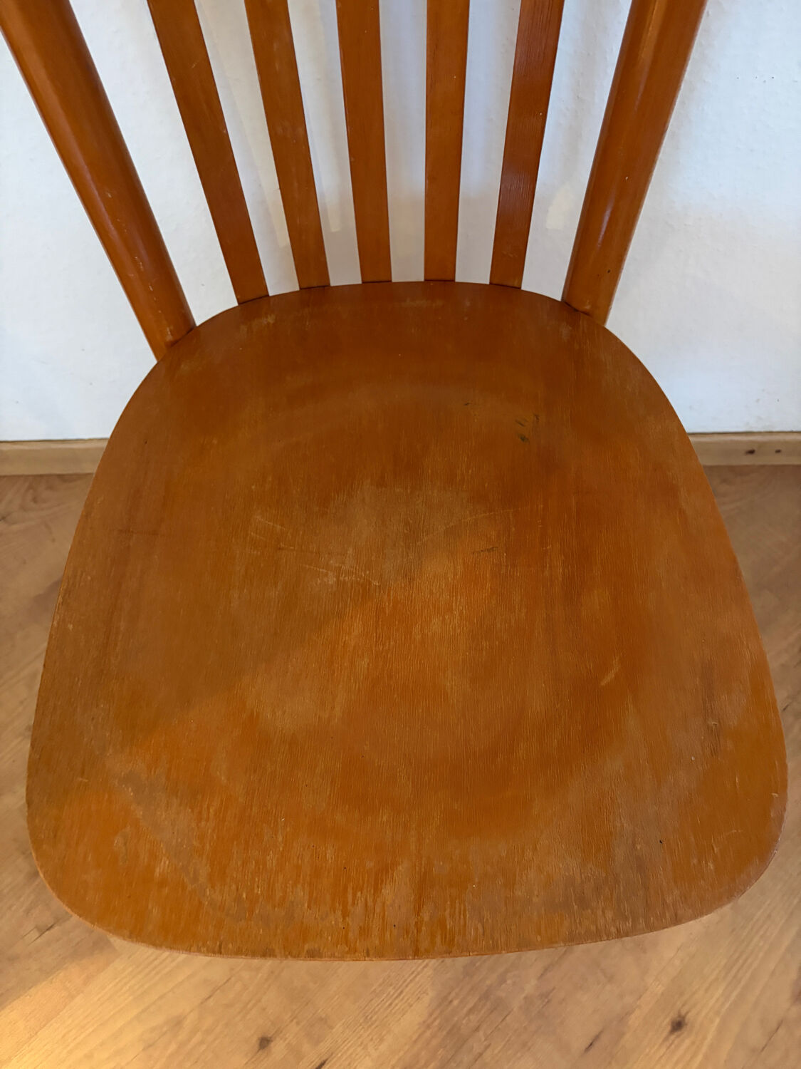 Pair of vintage bistro chairs, Netherlands, 1950s-60s