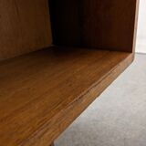 Scandinavian double-sided teak desk from the 50s/60s
