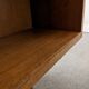 Scandinavian double-sided teak desk from the 50s/60s