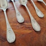 Christofle - Set of 11 dessert spoons in the Trianon model made of metal.