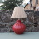 Lampe de chevet et abat-jour en corde