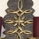 Pair of Art Deco wall sconces in the style of Jules Leleu.