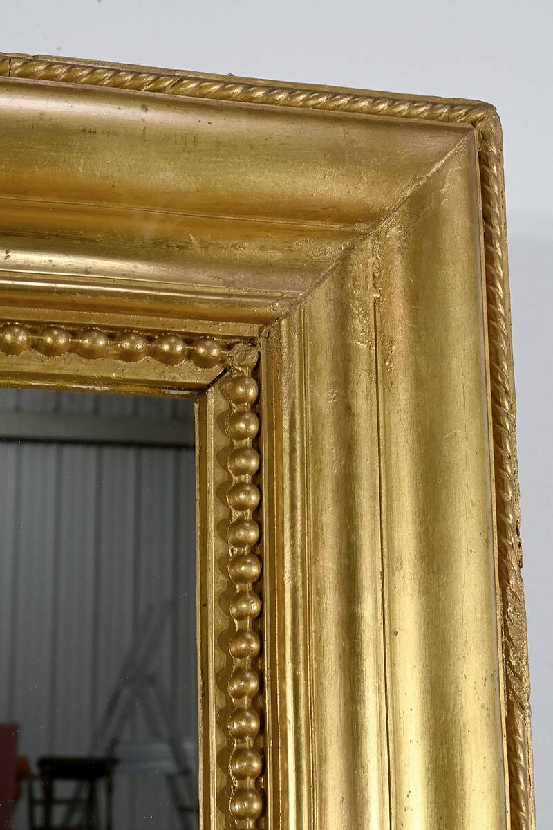 Gilded Wood Fireplace Mirror – Mid-19th Century