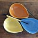 Service vintage ceramic aperitif tray