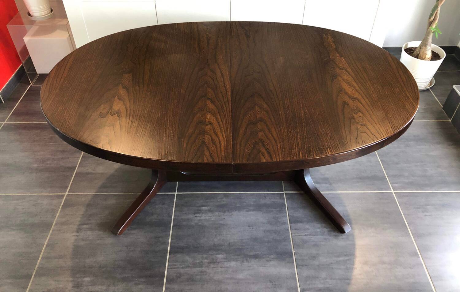 Vintage Baumann extendable table 1970s