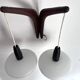 Scandinavian double wood opaline wall light Rispal