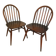 pair of Ercol Windsor BSHG 1960 2056 vintage decor dining chairs 60s