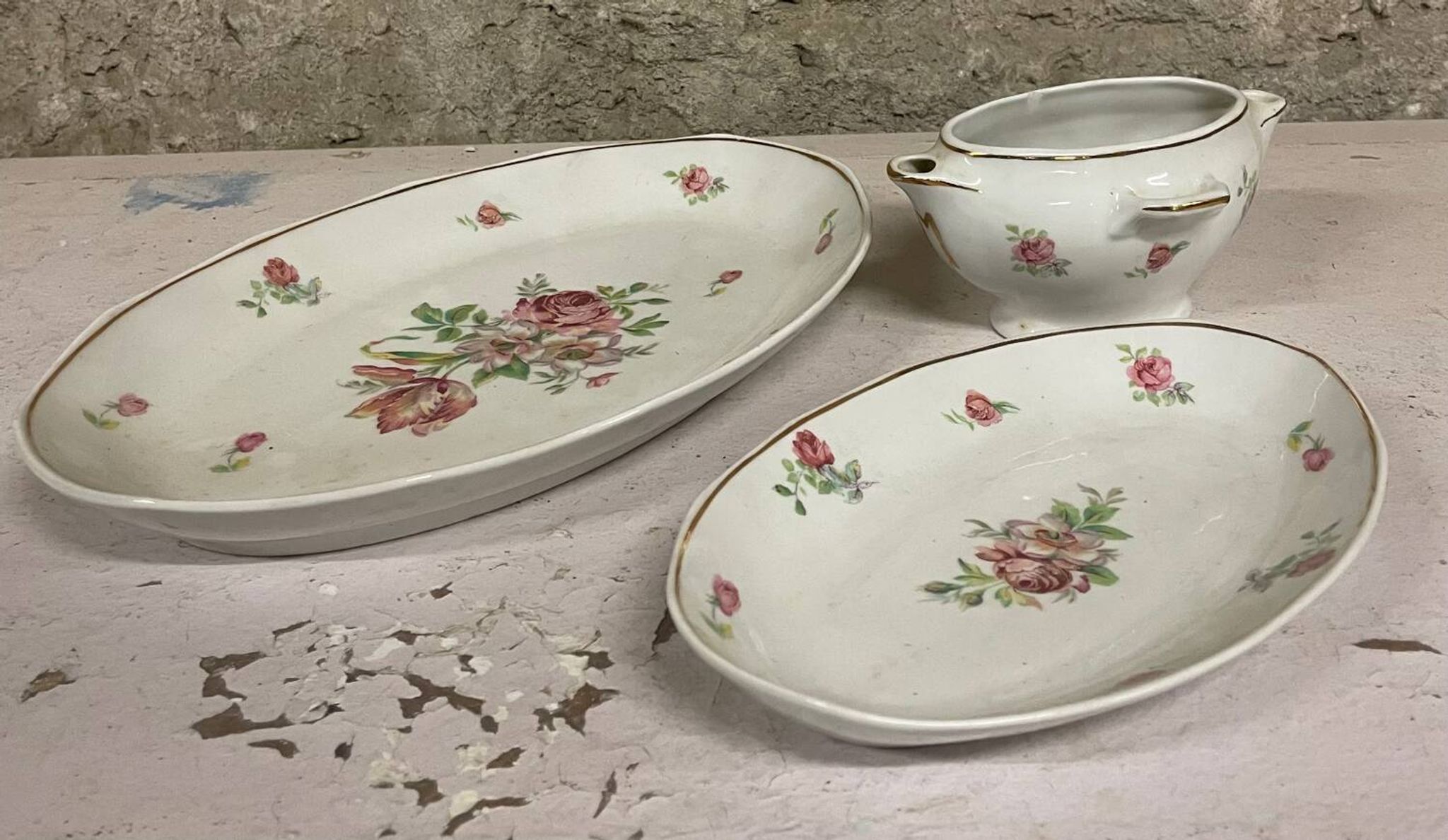 Grand Service de Table 45 Pièces, Porcelaine de Limoges BERRY Décor