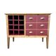 Old furniture by trade, 6 drawers and 12 bottle lockers