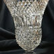 Vase Medicis foot shower crystal cut diamond tip
