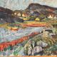 Swedish Oil On Canvas – “Serene Landscape” By Karl Otto Kellgren