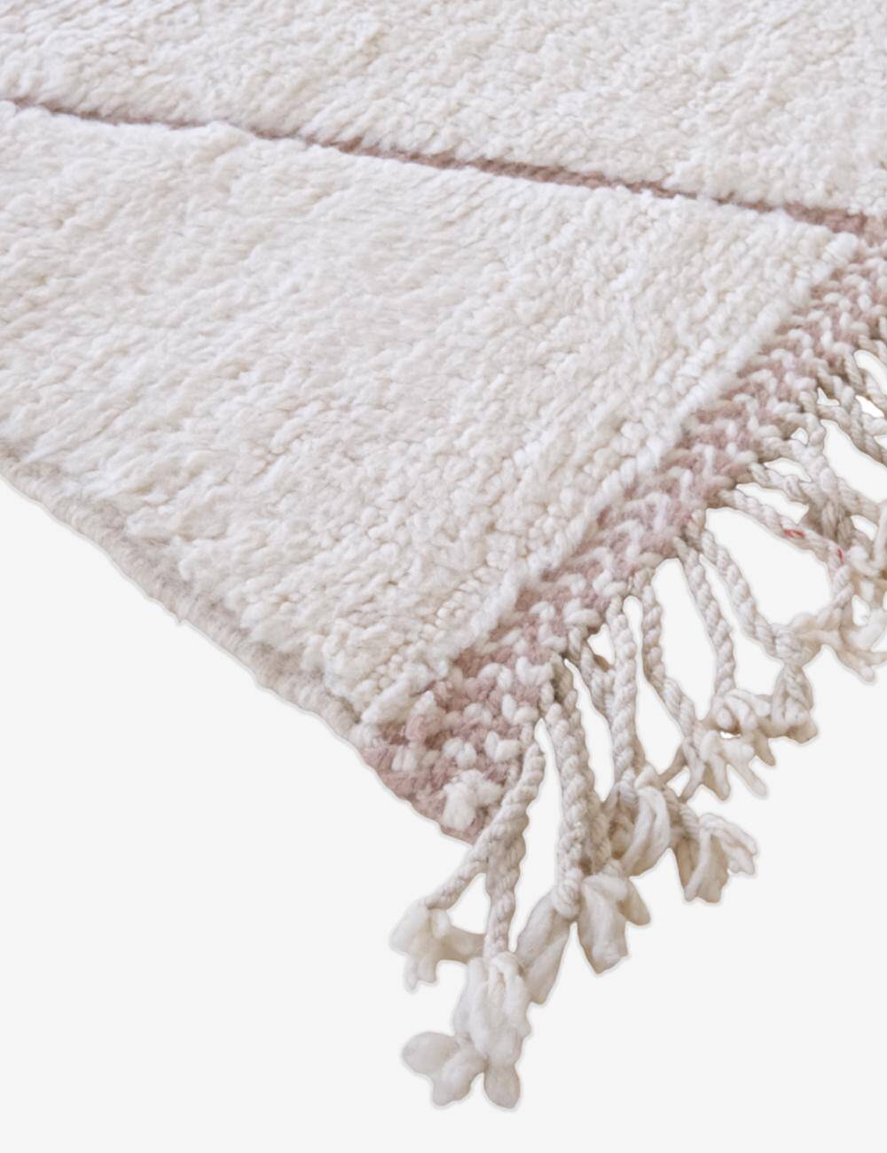 Tapis Beni Ouarain blanc