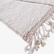 Tapis Beni Ouarain blanc