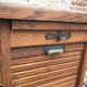 Desk administrative old oak to curtains