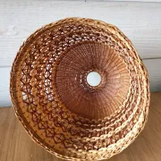 Abat-jour suspension bambou/rotin