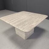 Travertine coffee table from the 1970s, Italy