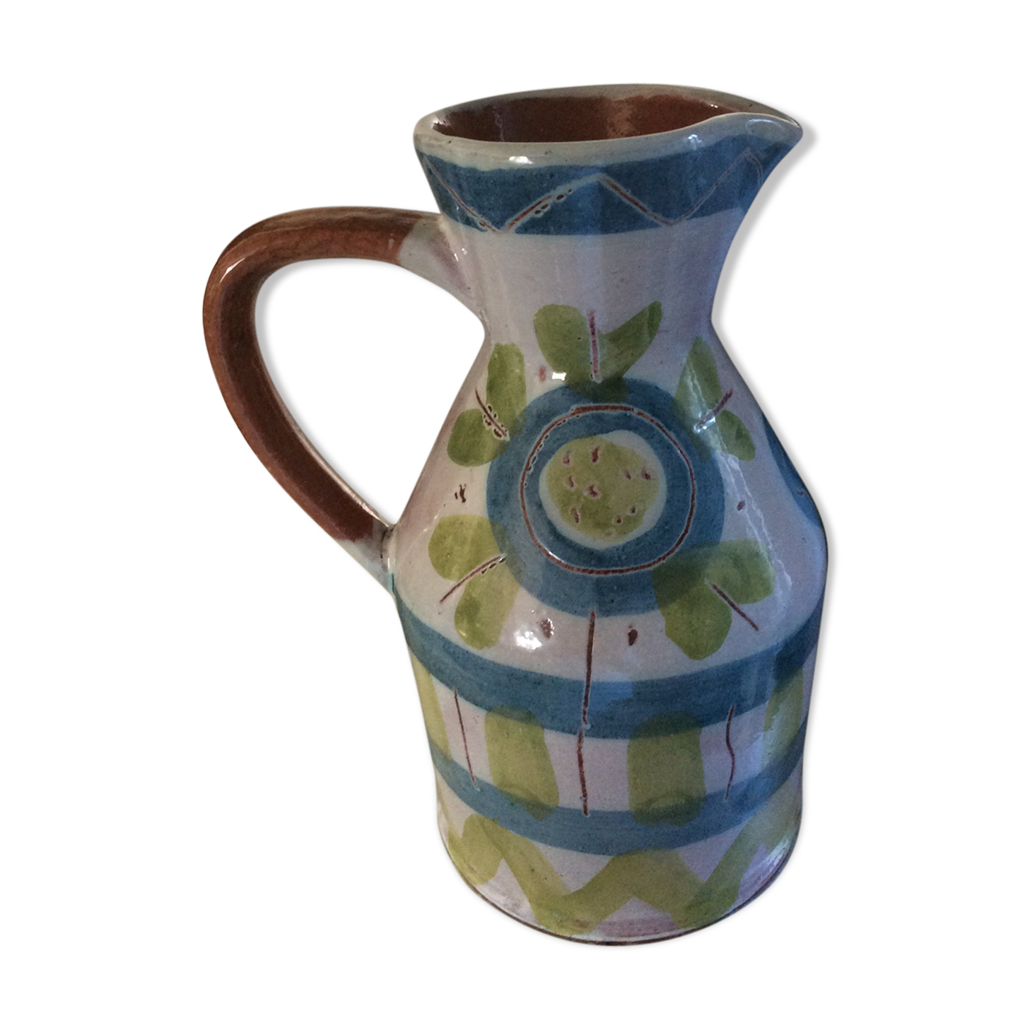 Vintage ceramic pitcher 60-70 Made in Sweden