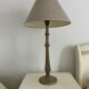Two magnificent wooden bedside lamps