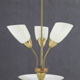1960s Glass Chandelier by Kamenicky Senov, Czechoslovakia