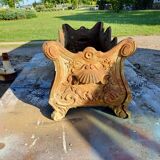Large 1900 Cast Iron Planter in Rocaille Style: Charleville - Mézières