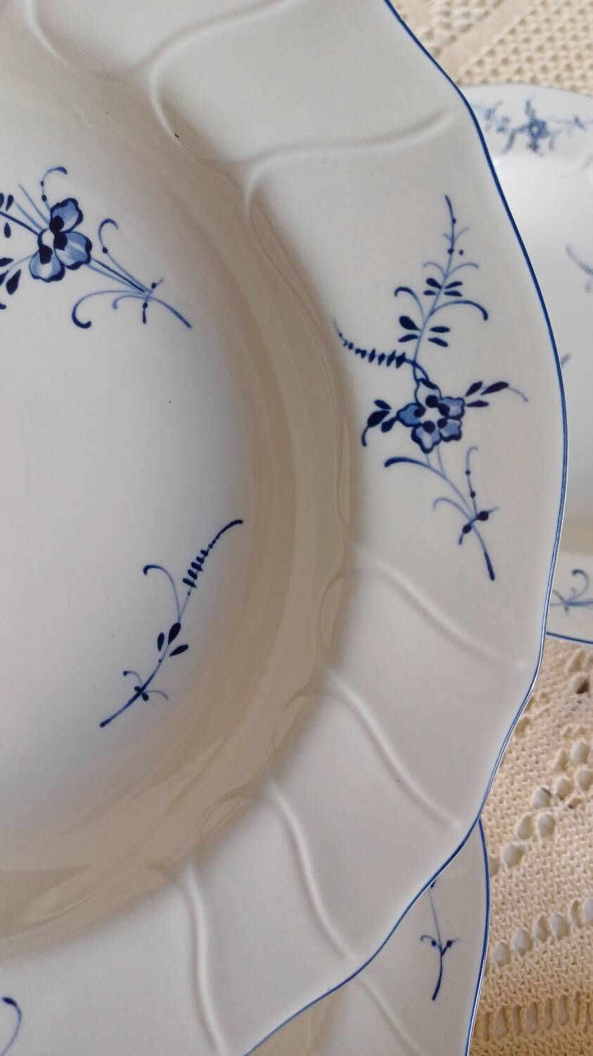 Set of soup plates Vieux Luxembourg Villeroy and Boch