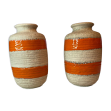 Pair of vintage vases 70s