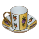 Cup art deco porcelain from Limoges Baranger