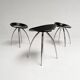 3 tabourets Magis Lyra par Sigurdur Thorsteinson, années 1990