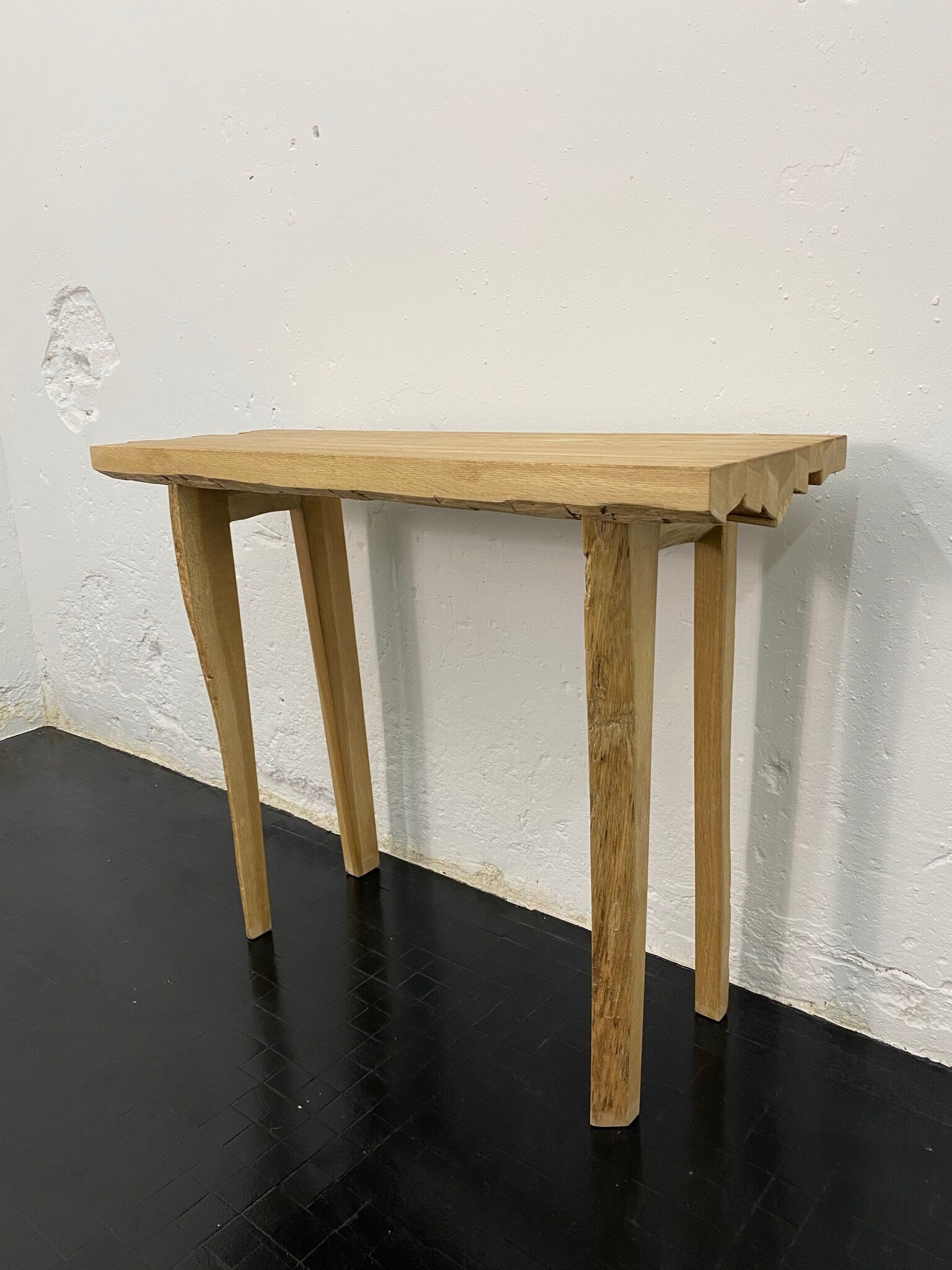 Solid oak console