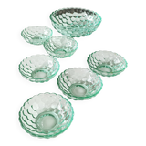 Dessert set signed P. d'Avesn 7 pieces