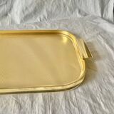 Vintage Carefree Gold Anodized Aluminum Tray - Made in England