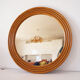 Round rattan bamboo mirror, 60 cm