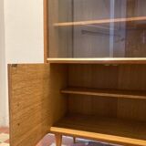 Vintage Scandinavian design display cabinet