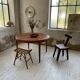 Round table 120-230 cm scandinavian samcom arne hovmand olsen