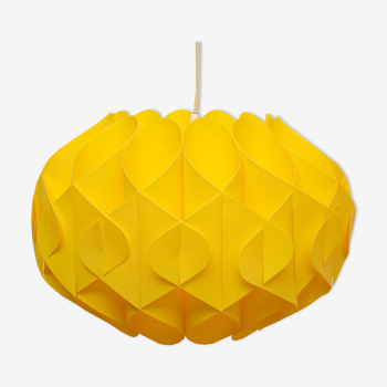 Space age ceiling light in yellow 1970