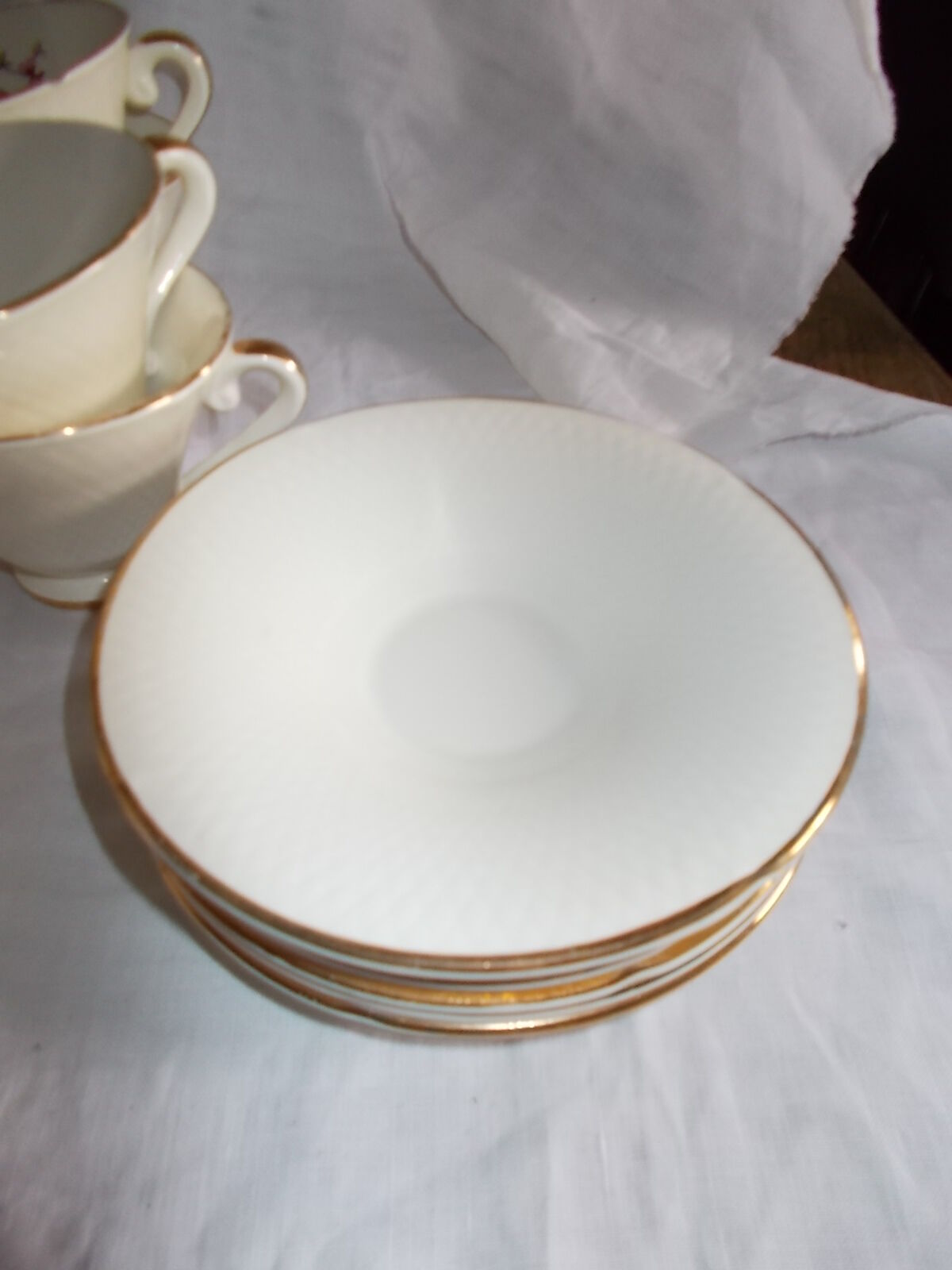 Coffee service or tea in faience Salins France