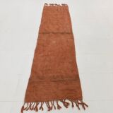 Cinnamon Turkish Pattern Kilim Runner Rug, 64x267 Cm