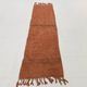 Cinnamon Turkish Pattern Kilim Runner Rug, 64x267 Cm
