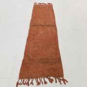 Cinnamon Turkish Pattern Kilim Runner Rug, 64x267 Cm