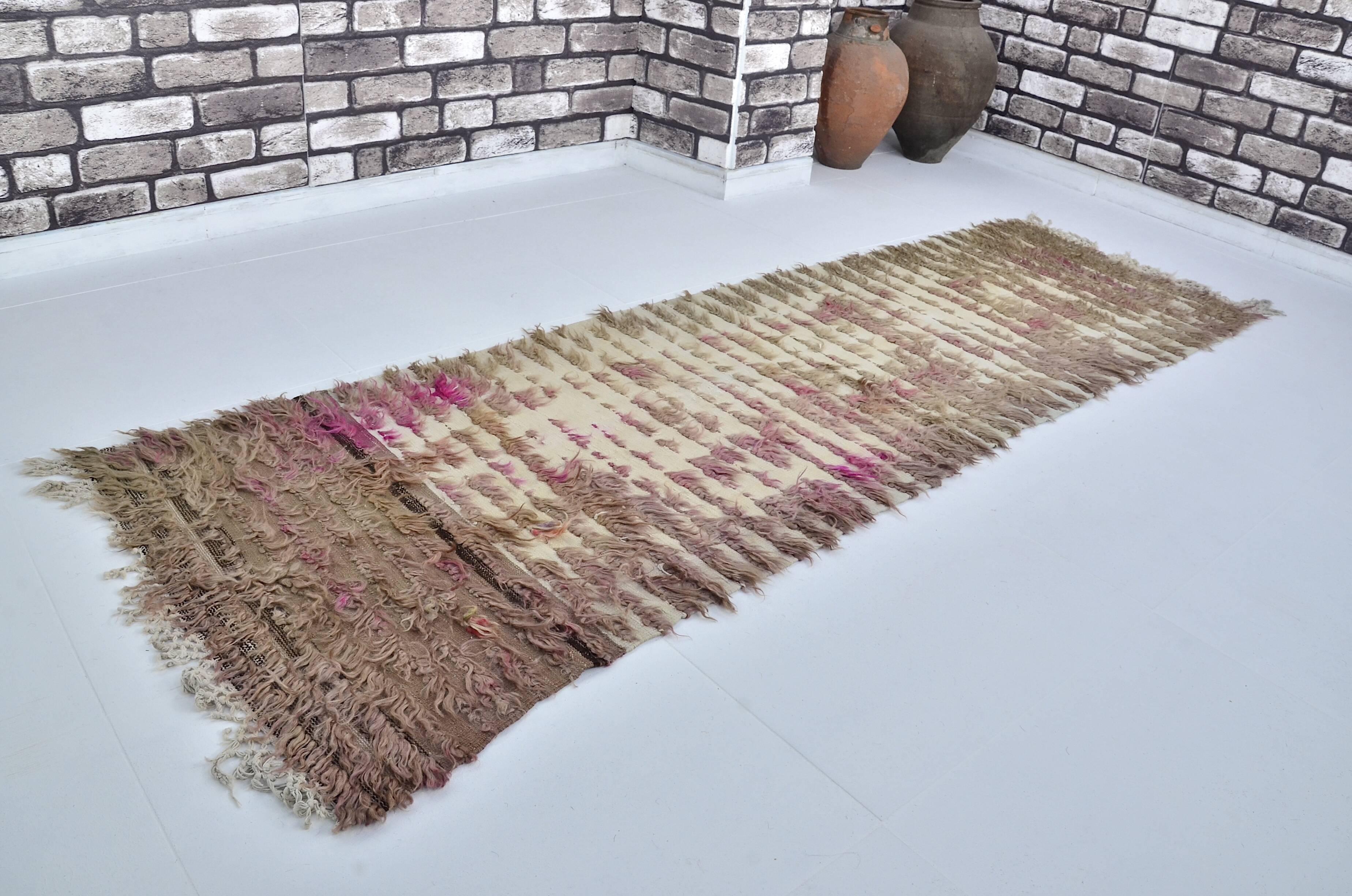 Vintage Anatolian Angora Wool Rug sku 3076