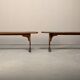 Antique, Primitive and Rustic Farm Benches in solid Oak, France 1920's