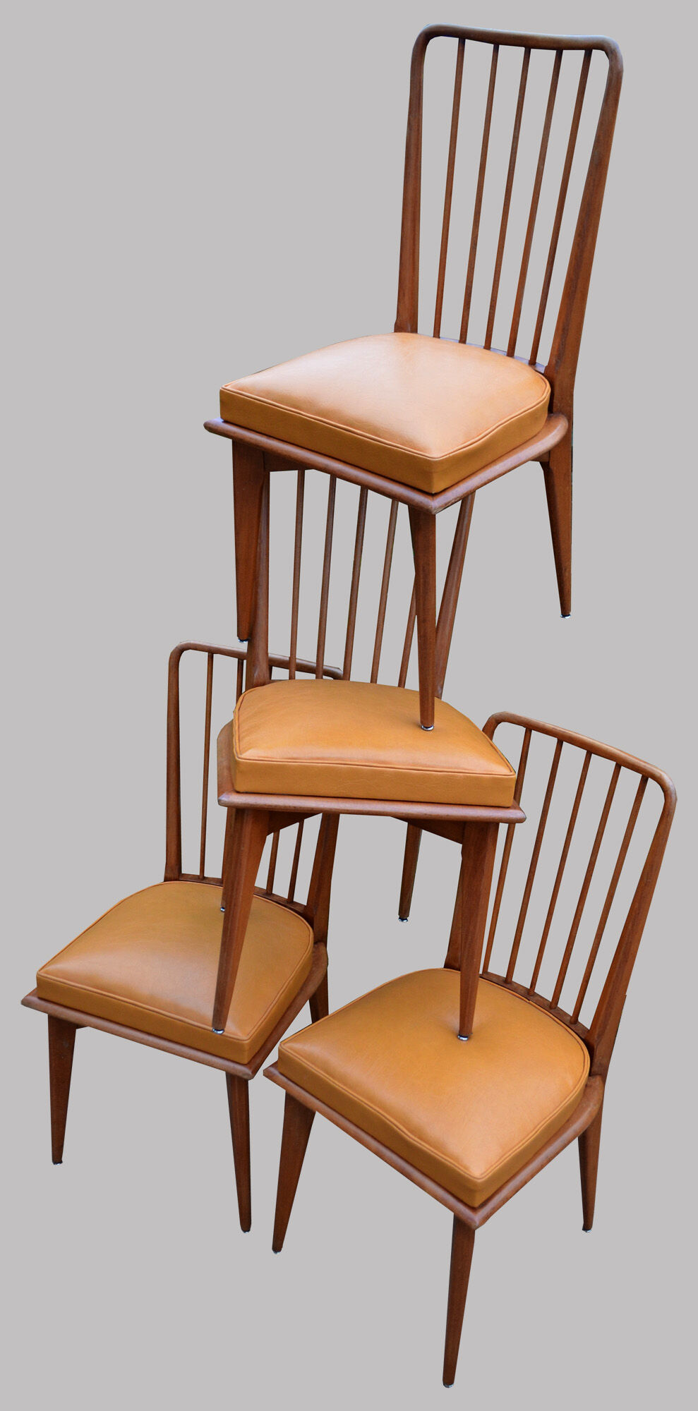 Four chairs folder to bars