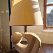 Stone sculptural lamp by Albert Tormos, France