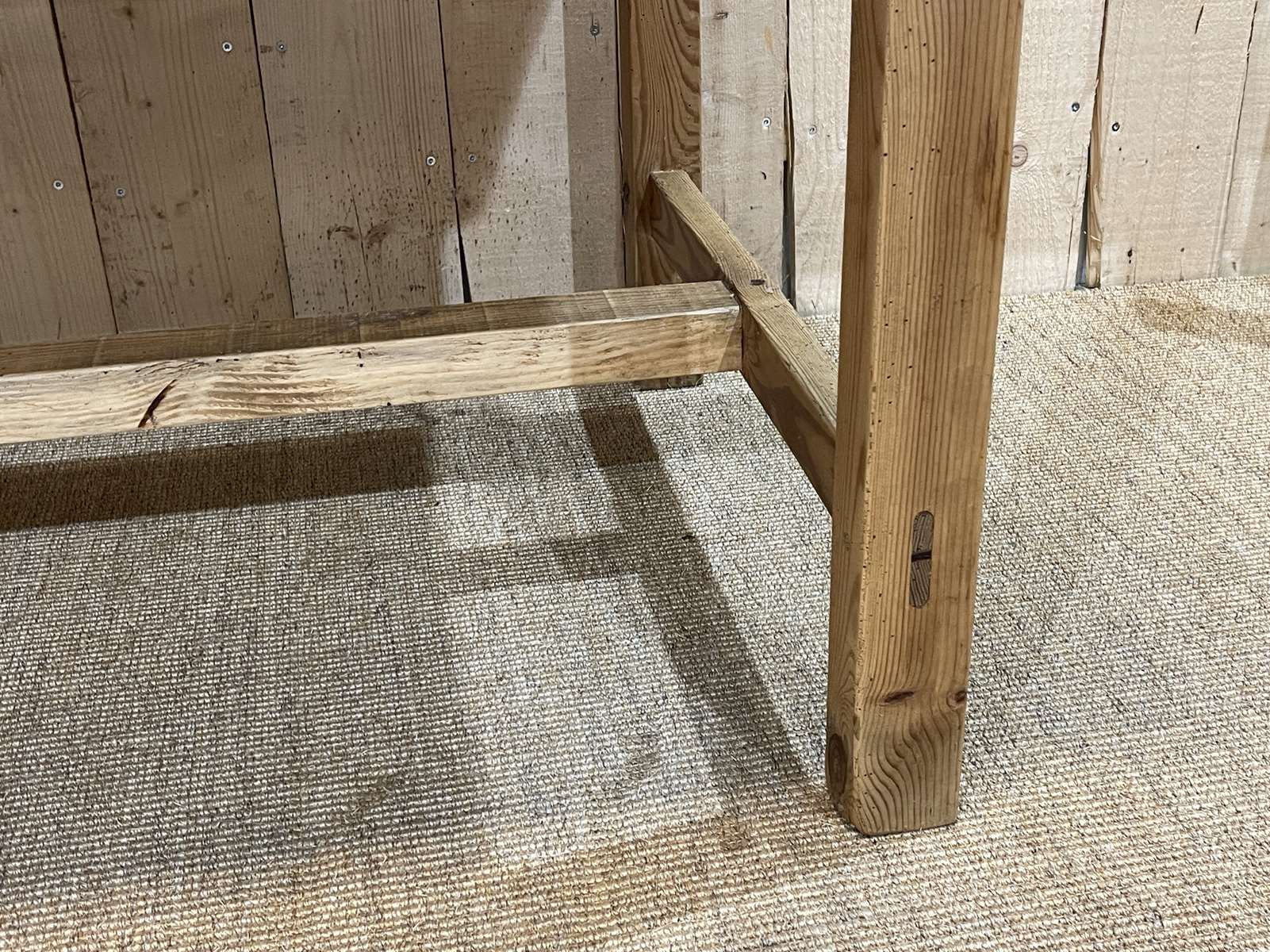 Early XXth fir farmhouse table